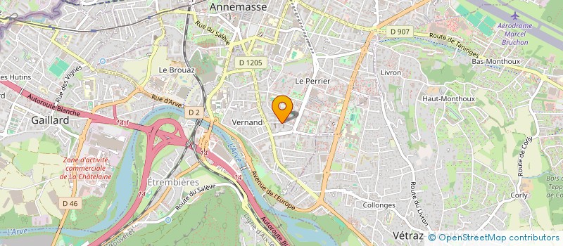 localisation de l'entreprise L & C  ANNEMASSE