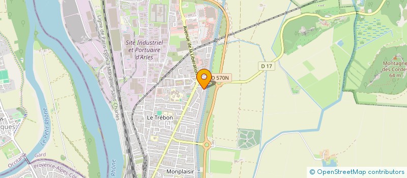 localisation de l'entreprise L & C  ARLES