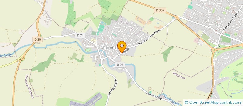 localisation de l'entreprise L&C à CHAVENAY