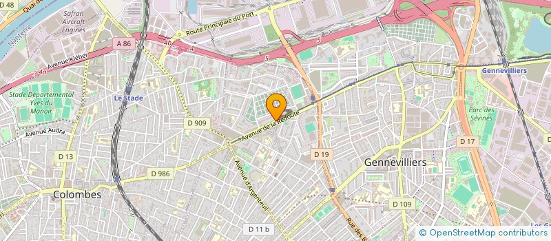 localisation de l'entreprise L&C à ASNIERES-SUR-SEINE
