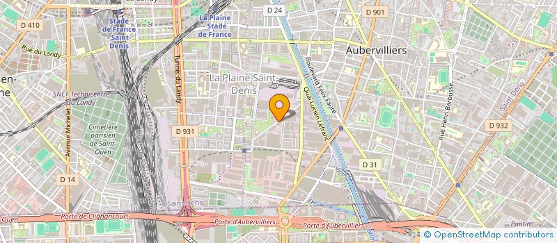 localisation de l'entreprise L&C  AUBERVILLIERS