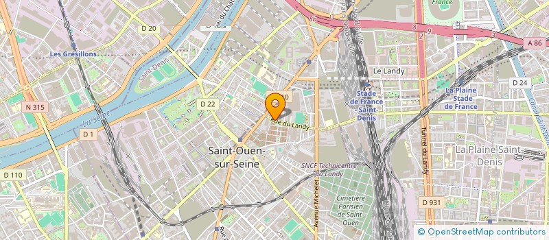localisation de l'entreprise L.C.A. à SAINT-DENIS