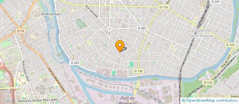 localisation de l'entreprise L.C.A. IMMOBILIER à SAINT-MAUR-DES-FOSSES