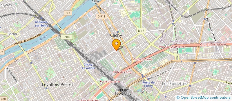 localisation de l'entreprise L.C.A.N - LADY CHIENS AMELIA NOGUEIRA à CLICHY