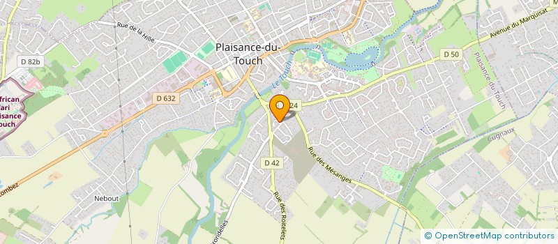 localisation de l'entreprise L.C ALLO TRANSPORT EPRESS  PLAISANCE-DU-TOUCH