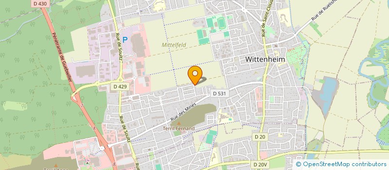 localisation de l'entreprise L.C AUTOMOBILES  SAUSHEIM