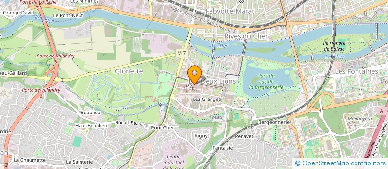 localisation de l'entreprise L.C. AZUR  TOURS
