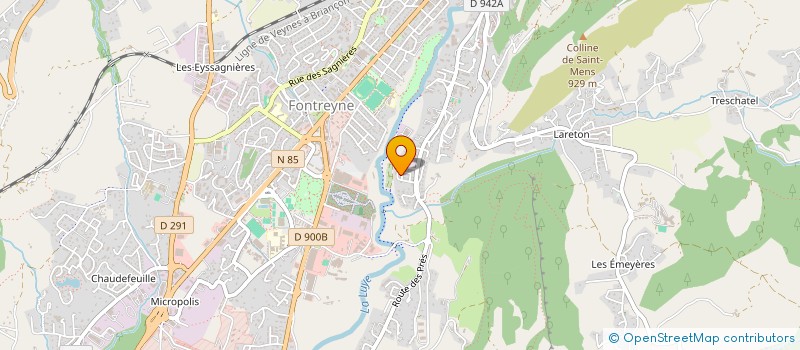 localisation de l'entreprise L C B  GAP