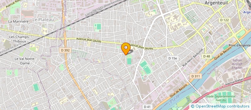 localisation de l'entreprise L C B PROPRETE  ARGENTEUIL