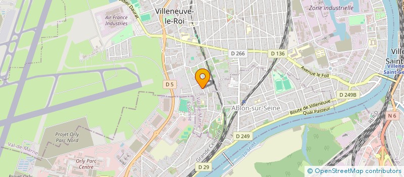 localisation de l'entreprise L&C BATIMENT à VILLENEUVE-LE-ROI