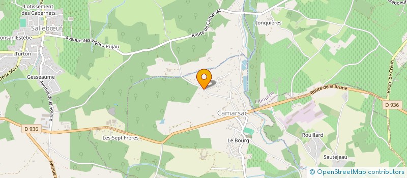 localisation de l'entreprise L.C.C.M  CAMARSAC