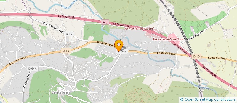 localisation de l'entreprise L.C CARROSSERIE  VENTABREN