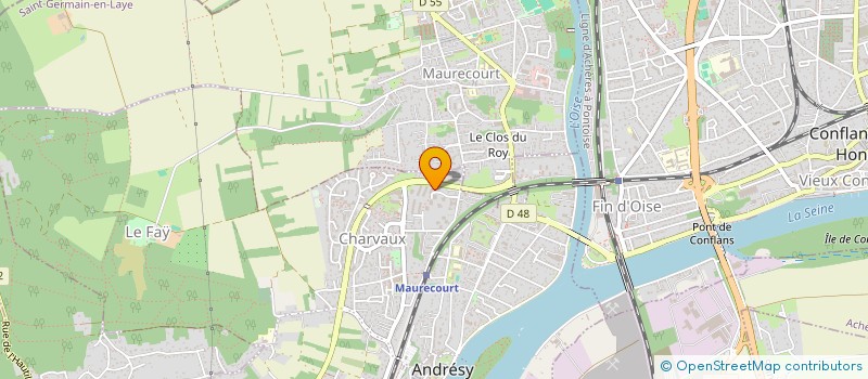 localisation de l'entreprise L.C CONSEIL  ANDRESY