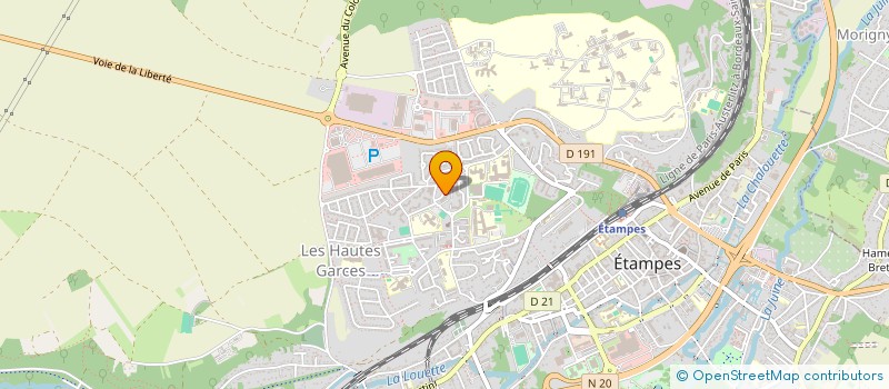 localisation de l'entreprise L.C.D.B. à ETAMPES