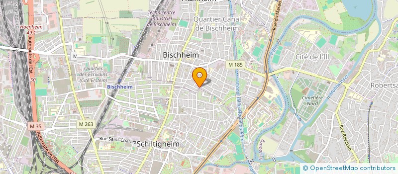 localisation de l'entreprise L.C.D.G. à BISCHHEIM