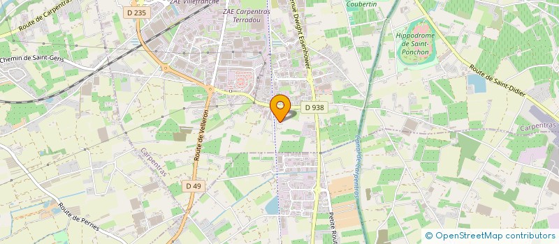 localisation de l'entreprise L.C.D.V. à CARPENTRAS