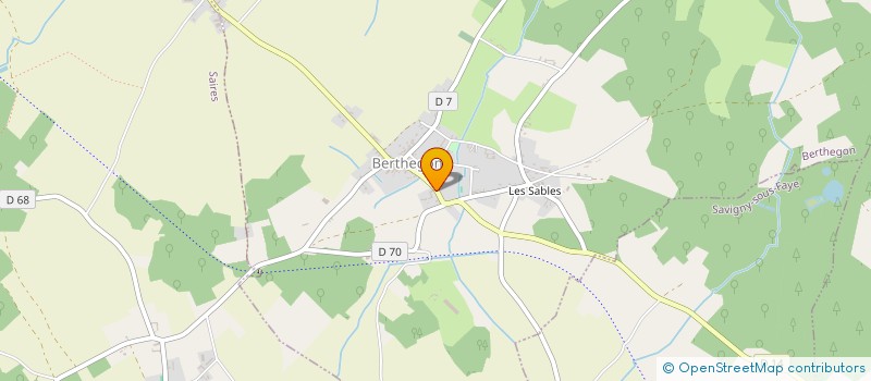 localisation de l'entreprise L.C. DE LA VIENNE  BERTHEGON