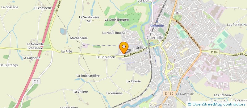 localisation de l'entreprise L&C DECORATION  CHEMILLE-EN-ANJOU