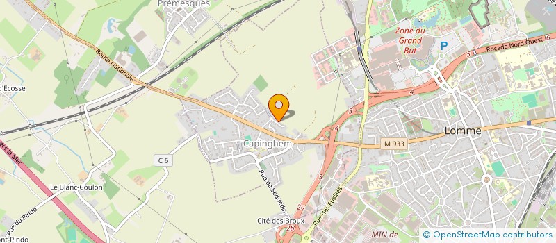 localisation de l'entreprise L.C. DEVELOPPEMENT à LILLE
