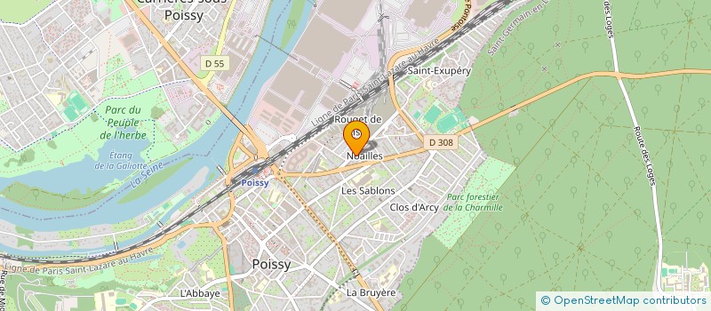 localisation de l'entreprise L.C. DIAGNOSTICS IMMOBILIERS  POISSY