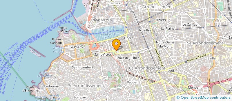 localisation de l'entreprise L.C.E. à MARSEILLE