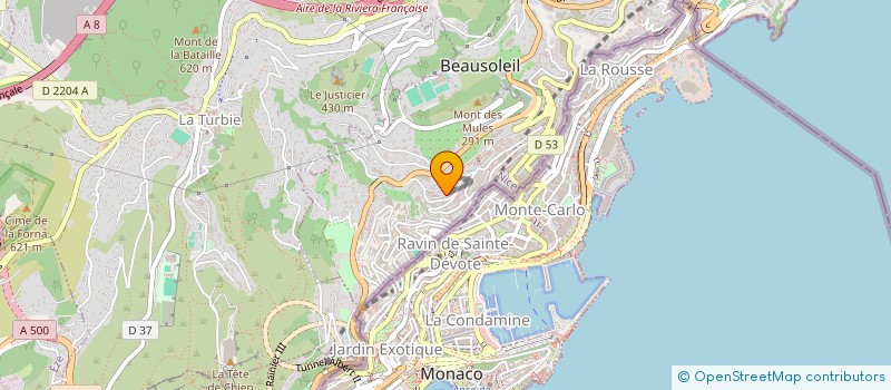 localisation de l'entreprise L.C ENGINEERING à BEAUSOLEIL