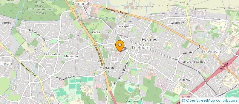 localisation de l'entreprise L & C ENTERTAINMENT  LE BOUSCAT