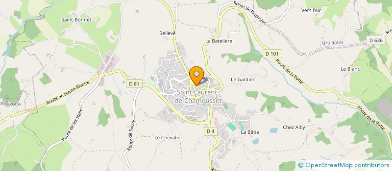 localisation de l'entreprise L.C.F  SAINT-LAURENT-DE-CHAMOUSSET