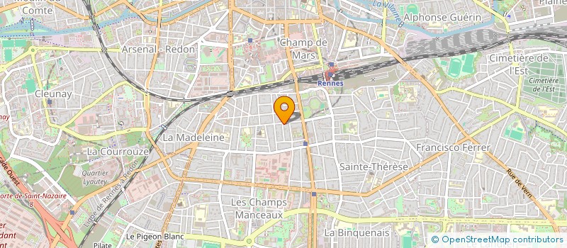 localisation de l'entreprise L.C. FINANCE à RENNES
