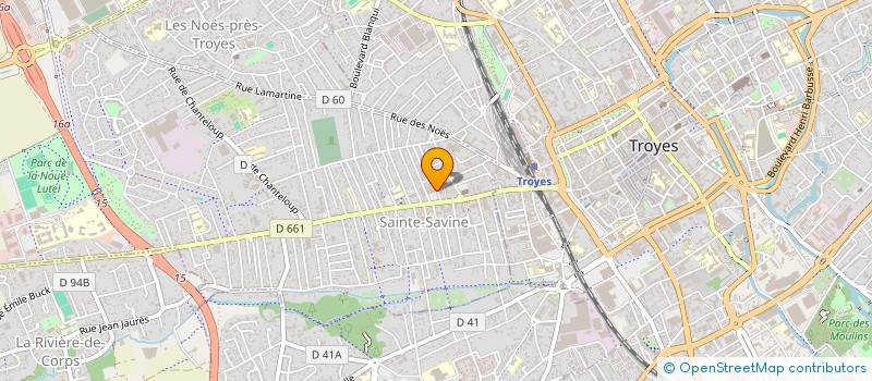 localisation de l'entreprise L.C.G  SAINTE-SAVINE