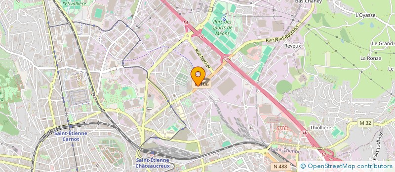 localisation de l'entreprise L.C.H.A  SAINT-ETIENNE