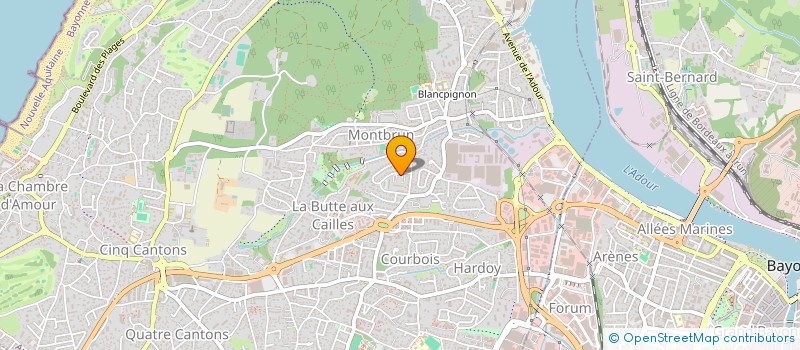 localisation de l'entreprise L&C HIALLE  ANGLET