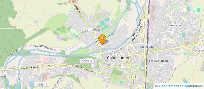 localisation de l'entreprise L.C. HOLDING à CHATEAUDUN