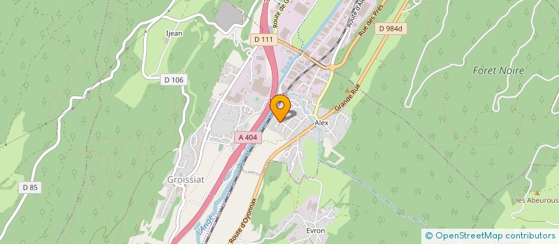 localisation de l'entreprise L.C.I à GROISSIAT