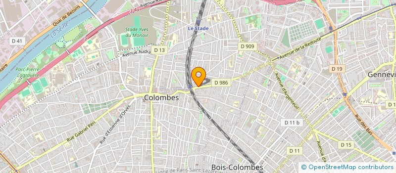 localisation de l'entreprise L.C. INFORMATIQUE à COLOMBES
