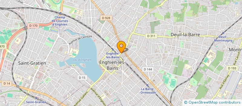 localisation de l'entreprise L C J à ENGHIEN-LES-BAINS