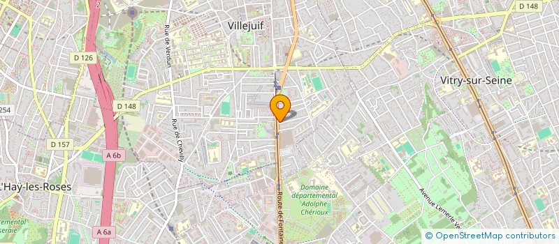 localisation de l'entreprise L C K  VILLEJUIF