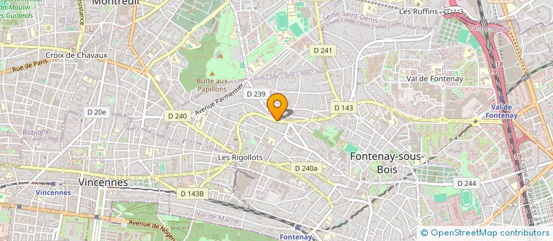 localisation de l'entreprise L.C.L. à FONTENAY-SOUS-BOIS