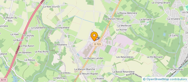 localisation de l'entreprise L & C LEKIE à LE CELLIER