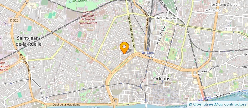 localisation de l'entreprise L.C.M.3 à ORLEANS