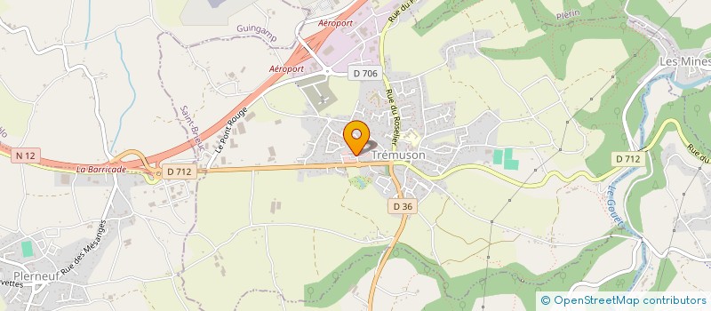 localisation de l'entreprise L C M à TREMUSON