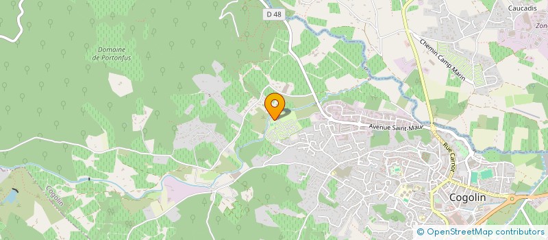 localisation de l'entreprise L.C.M.G. à COGOLIN