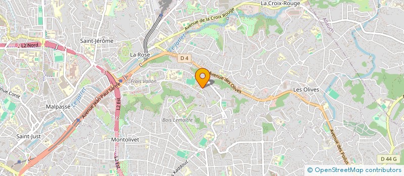 localisation de l'entreprise L.C.M. SECURITE à MARSEILLE