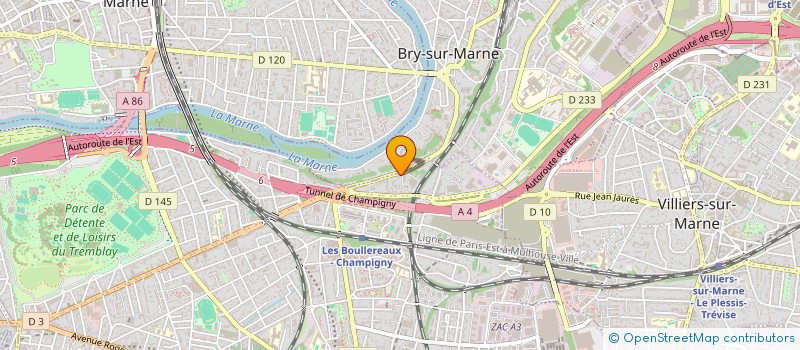 localisation de l'entreprise L.C.O.  CHAMPIGNY-SUR-MARNE