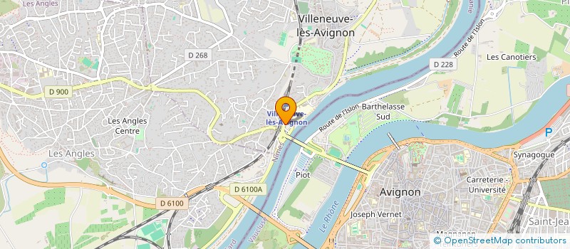 localisation de l'entreprise L C P  VILLENEUVE-LES-AVIGNON