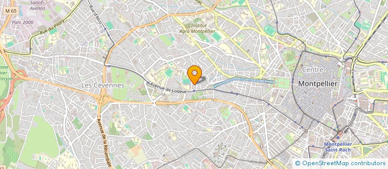 localisation de l'entreprise L.C.P à MONTPELLIER