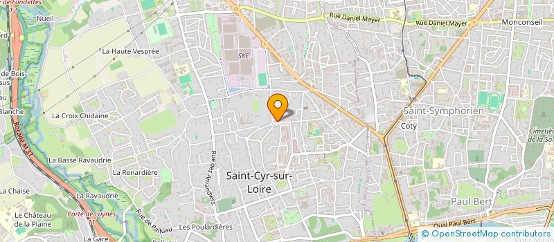 localisation de l'entreprise L.C.P. à SAINT CYR SUR LOIRE