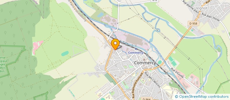 localisation de l'entreprise L C P à COMMERCY
