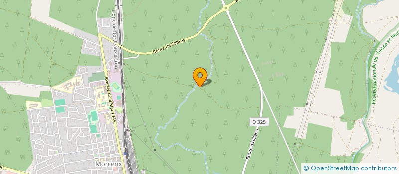 localisation de l'entreprise L.C.P.  MORCENX-LA-NOUVELLE