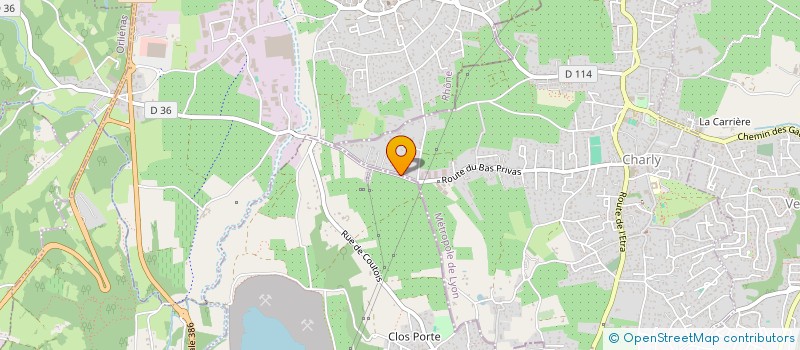 localisation de l'entreprise L C PAYSAGE  CHARLY